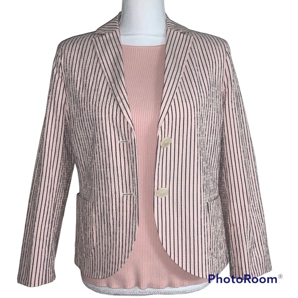 AKRIS PUNTO Seersucker Blazer, Pants and top - Picture 4 of 16